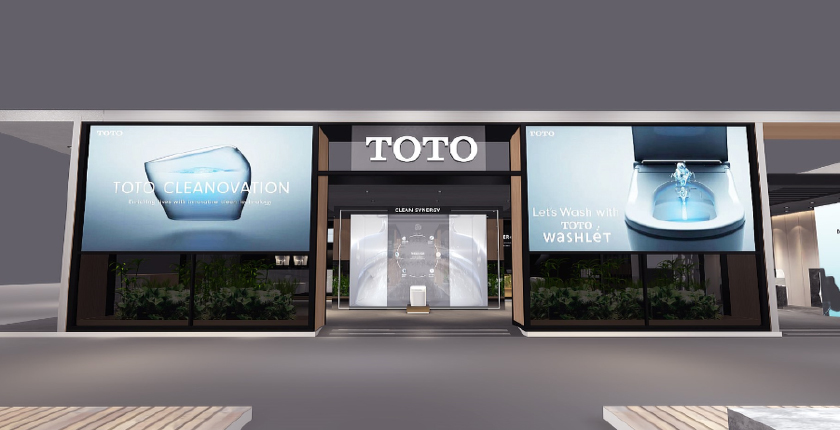 「TOTO CLEANOVATION」展示エリア（イメージ）