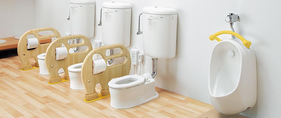 トイレ空間プラン 0 1歳児クラス トイレ空間プランのご提案 学校 幼児施設 パブリック向け商品 商品を選ぶ Toto
