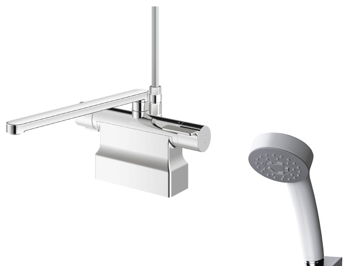 [TMF49E4R]TOTO 浴室水栓 シャワー水栓 サーモスタットシャワー金具（壁付き） オートストップシャワー金具（自閉式） 洗い場専用 壁付タイプ