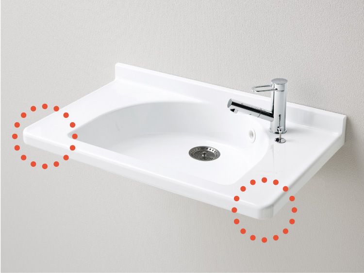 自立歩行者向け洗面 | 洗面所（パブリック） | 商品情報 | TOTO