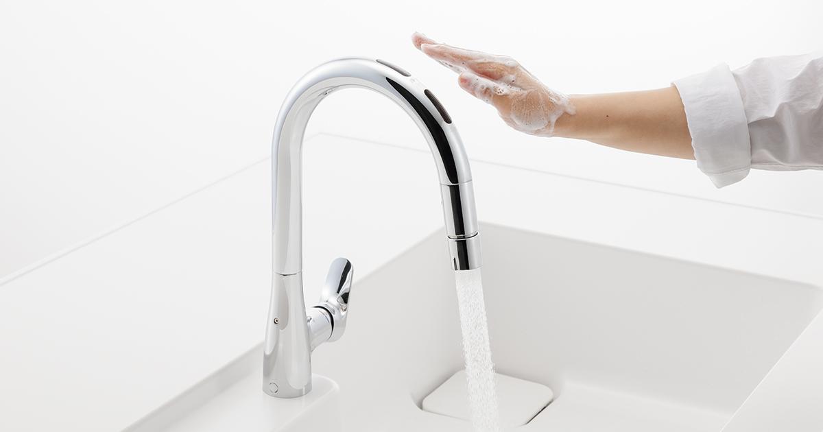 タッチレス | 水栓金具（キッチン） | 商品情報 | TOTO株式会社