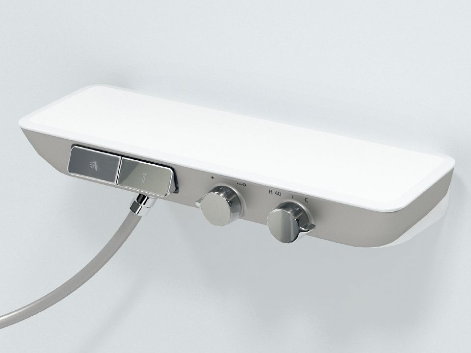 TOTO サザナ スッキリ棚水栓 棚W300 ユニットバス 混合栓 混合水栓