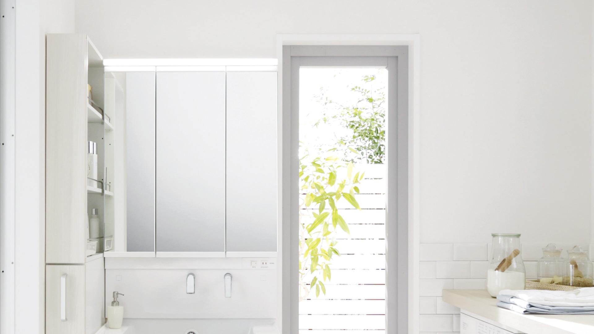 TOTO 洗面化粧台  サクア 2枚扉タイプ 体重計収納 間口600 洗面ボウル高さ850 受注生産品 [♪■§] TOTO 洗面化粧台 サクア 間口750mm ２枚扉タイプ（体重計収納付き） 化粧棚 扉カラー：パナシェピンク 一般地用  LDSWB075BAJJN1A TOTO SAKUAサクア 洗面化粧台のみ 間口750 きれい除菌水・体重計収納 ホワイト 送料無料