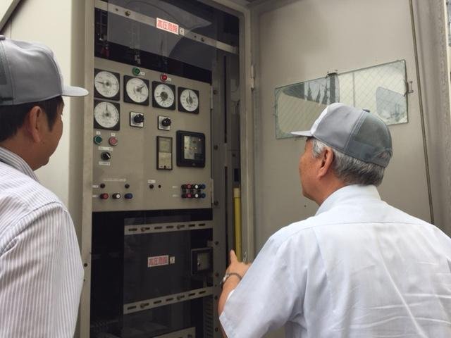 省エネ診断の実施の様子