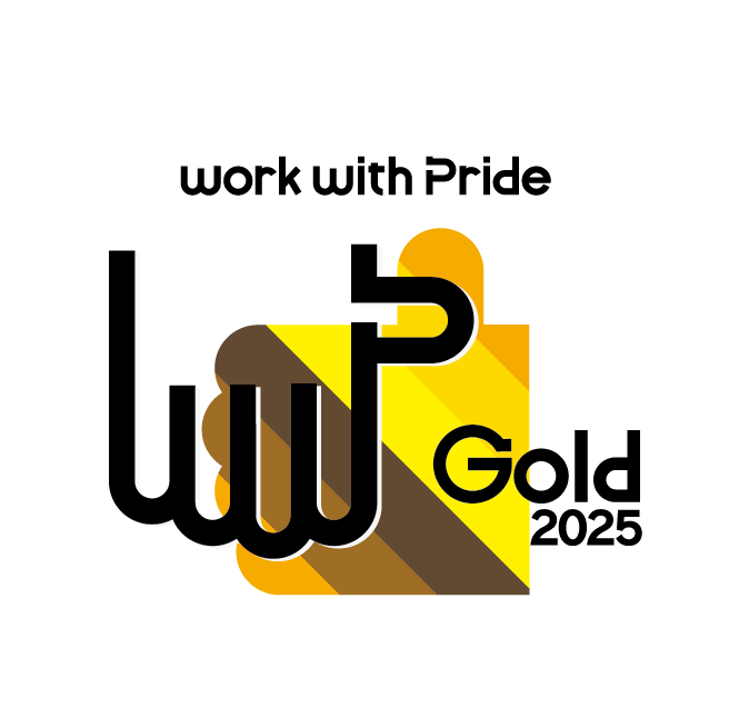 "Work with Pride" logo