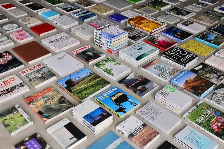 A bird's-eye view of the wide variety of books and publications that TOTO Publishing has published to date