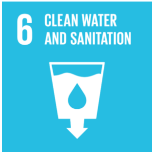 Icon for SDG (Sustainable Development Goal) Goal 6 "Clean water and sanitation"