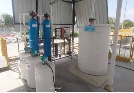 RO water treatment equipment installed at TOTO India Industries Pvt. Ltd.