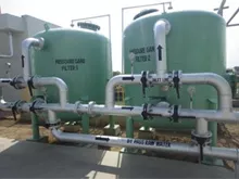 Sand filtration equipment installed at TOTO India Industries Pvt. Ltd.