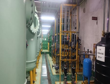 Water circulation system installed at Toto (Dalian) Co., Ltd.