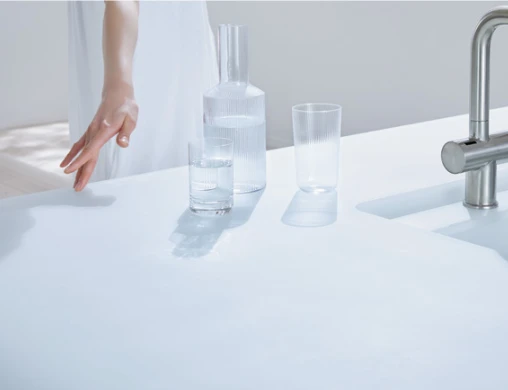 メンテナンスしやすいワークトップ