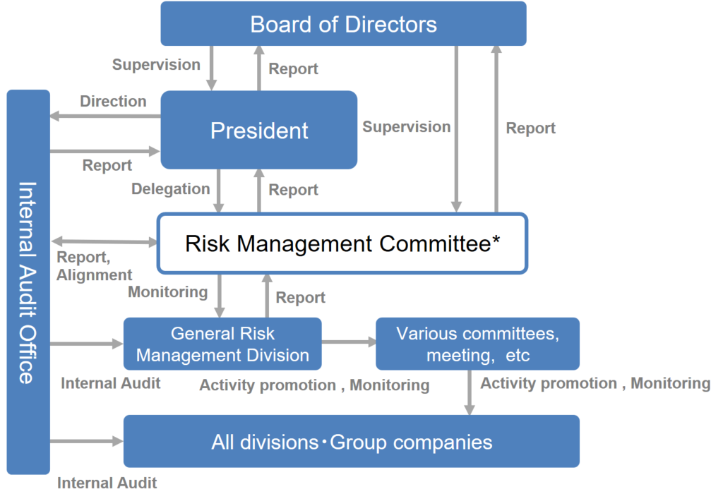 Risk management structure.
