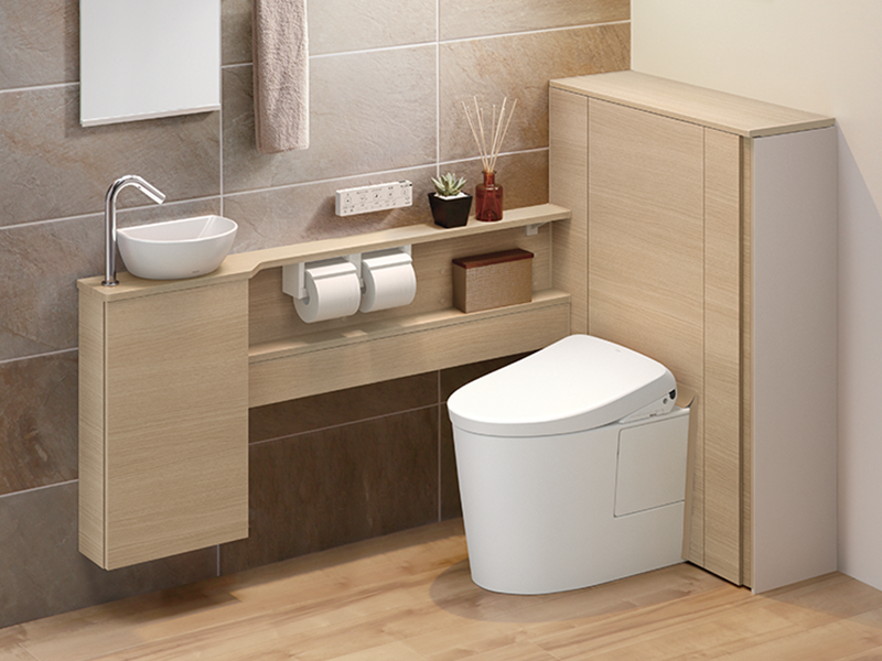 トイレ収納 LF-A340SXHK 収納キャビネット | アクセサリー | 商品情報 | TOTO株式会社