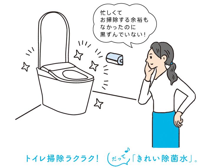 きれい除菌水 | 技術 | 商品情報 | TOTO株式会社