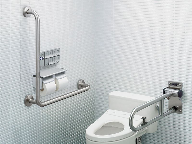 直売新品 新協和 バリアフリー手摺洋式トイレ用 SK-158S 失禁用品