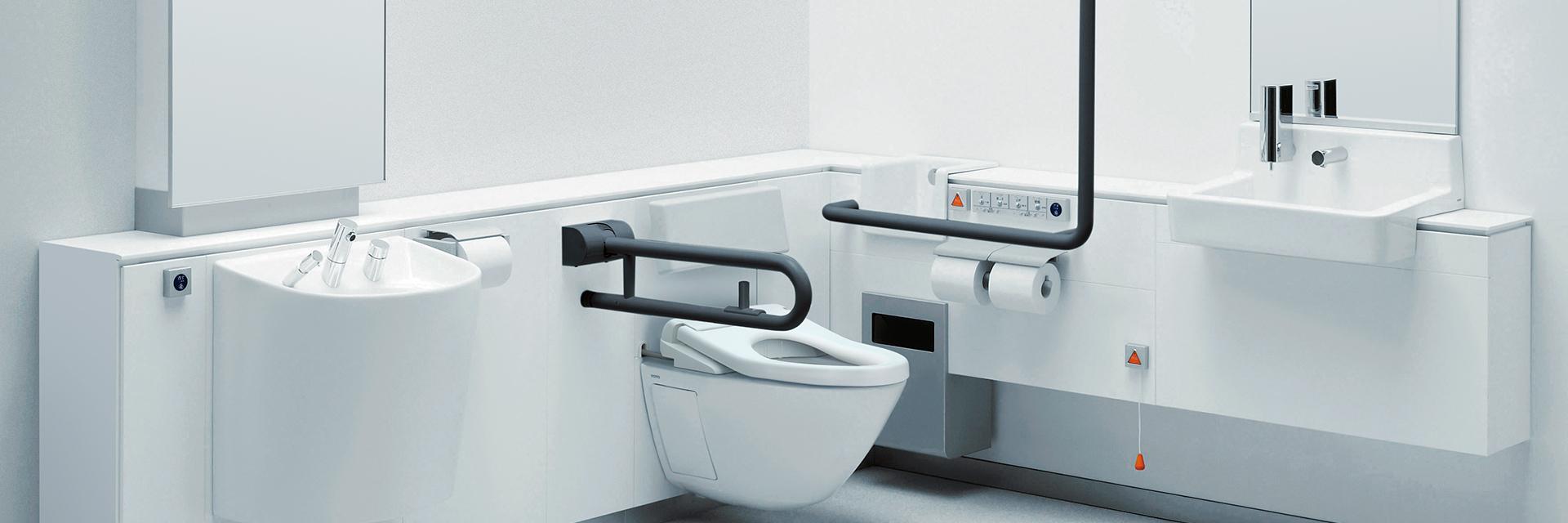 介護用TOTO 段階手すりトイレ用 バリアフリー配慮商品・手すり・アクセサリー | 商品情報 | TOTO株式会社