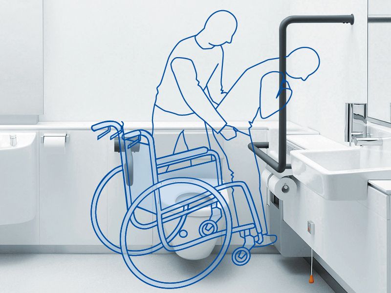 RESTROOM ITEM 01 フラットカウンター・バリアフリートイレパック