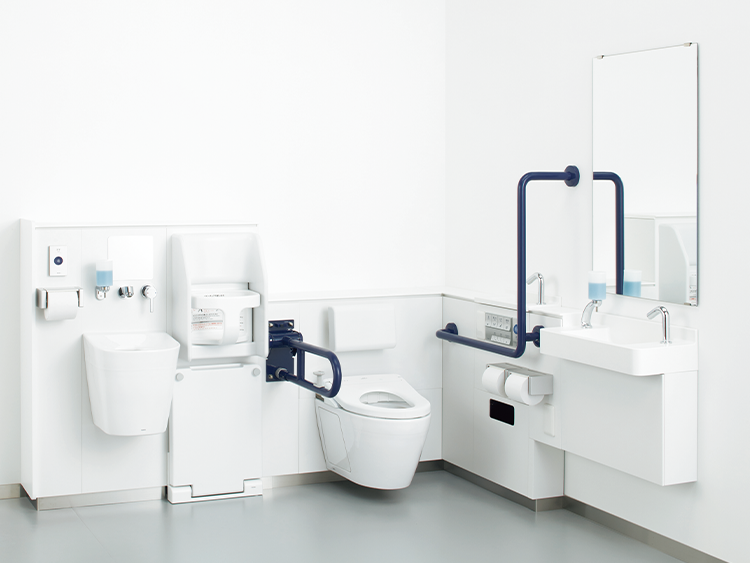 コンパクト・バリアフリートイレパック | バリアフリー配慮商品