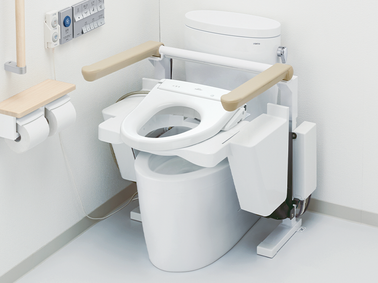 新品　電動昇降トイレリフト 介護用／立ち上がり補助／高齢者・リハビリに便利 トイレリフト | 福祉機器 | 商品情報 | TOTO株式会社