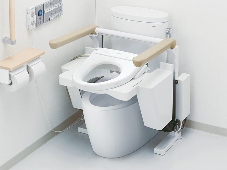 新品　電動昇降トイレリフト 介護用／立ち上がり補助／高齢者・リハビリに便利 トイレリフト | 福祉機器 | 商品情報 | TOTO株式会社
