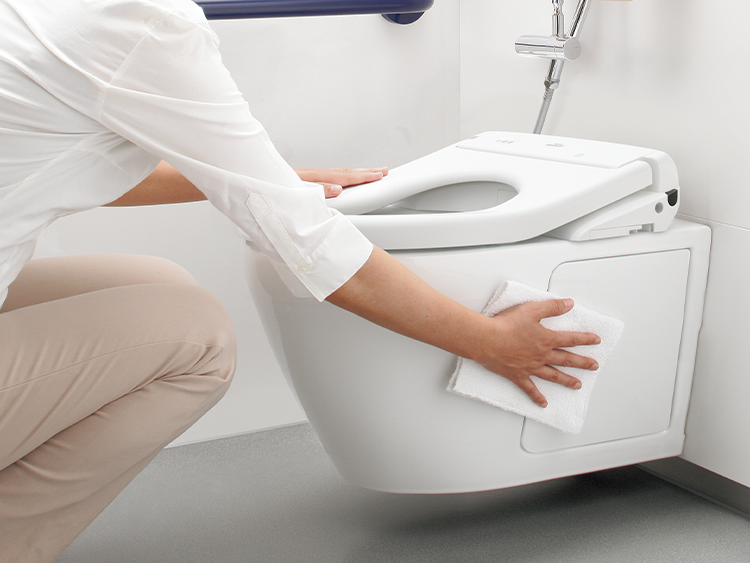 toto3po　2口目 壁掛大便器セット・フラッシュタンク式 | トイレ（パブリック