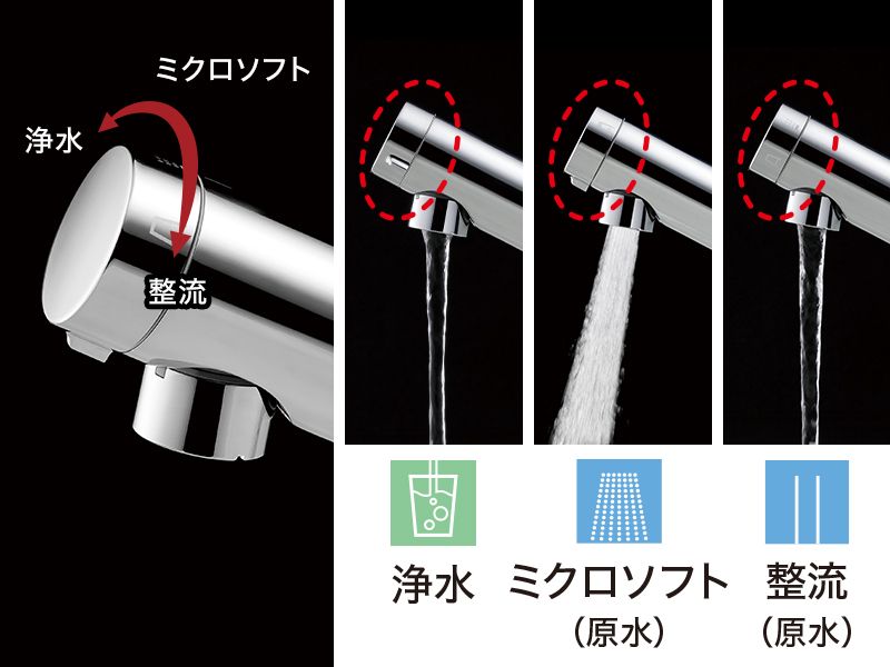 浄水機能付水栓 | 水栓金具（キッチン） | 商品情報 | TOTO株式会社