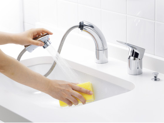 洗面所用水栓金具 エコシングル® | 水栓金具（洗面所） | 商品情報 