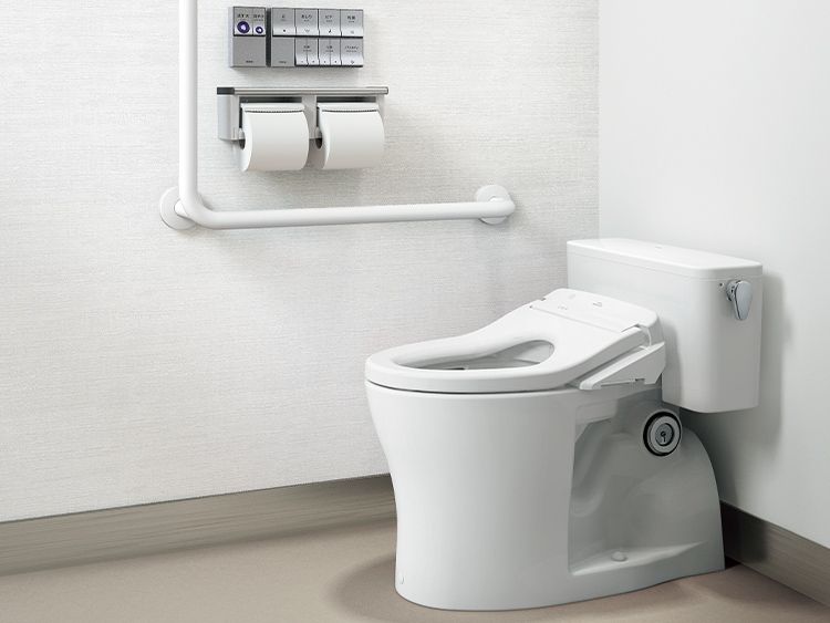 TOTO パブリック手すり 跳ね上げ式 介護用品 トイレ ペーパー