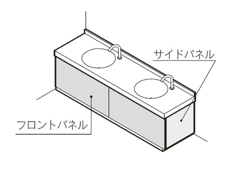 カウンター スタンダード（ボウル一体タイプ） | 洗面所（パブリック