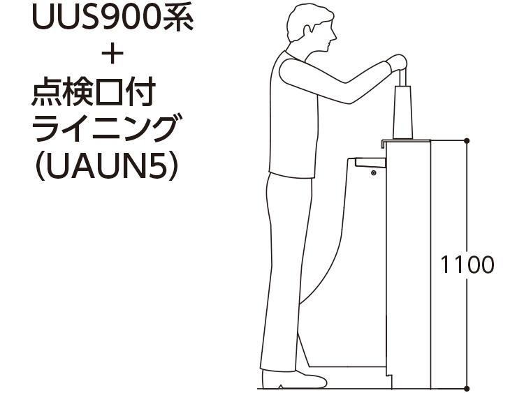 TOTO 自動洗浄小便器　US810C 1台あたり 品番・商品名検索 | TOTO:COM-ET [コメット] 建築専門家向けサイト