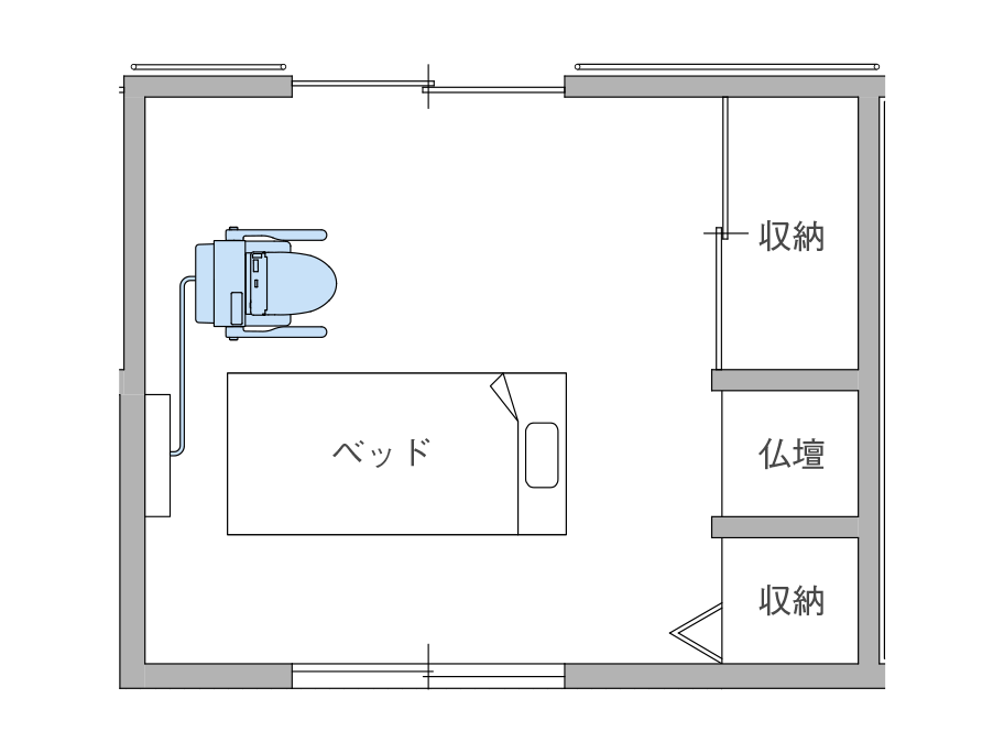 ベッドサイド水洗トイレ | 福祉機器 | 商品情報 | TOTO株式会社