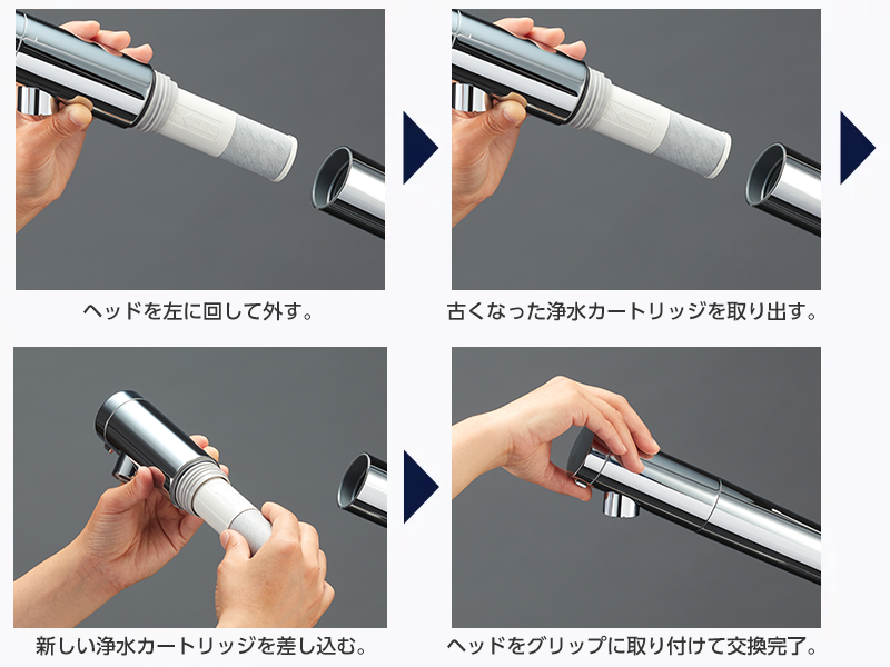 専門ショップ 【とんとん】浄水器フィルター17本+交換用ヘッド 浄水機 