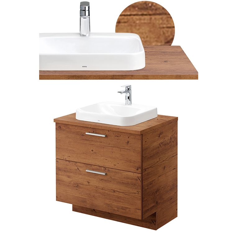 什器セットA(ブラウン) TOTO株式会社 | 洗面所カタログ | カタログビュー