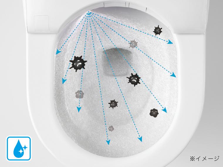 きれい除菌水 | 技術 | 商品情報 | TOTO株式会社