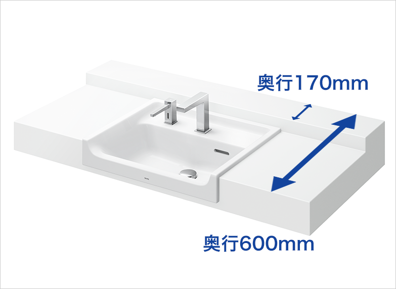 マルチユーザー向け カウンター | 洗面所（パブリック） - TOTO