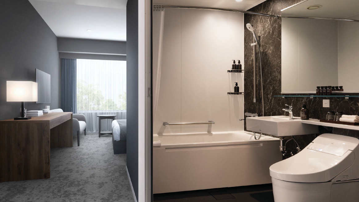 2023年12月新商品 ホテル向けユニットバスルームのご紹介 | 浴室 