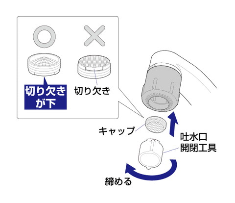 水の出が悪くなった | 修理 | お客様サポート | TOTO株式会社