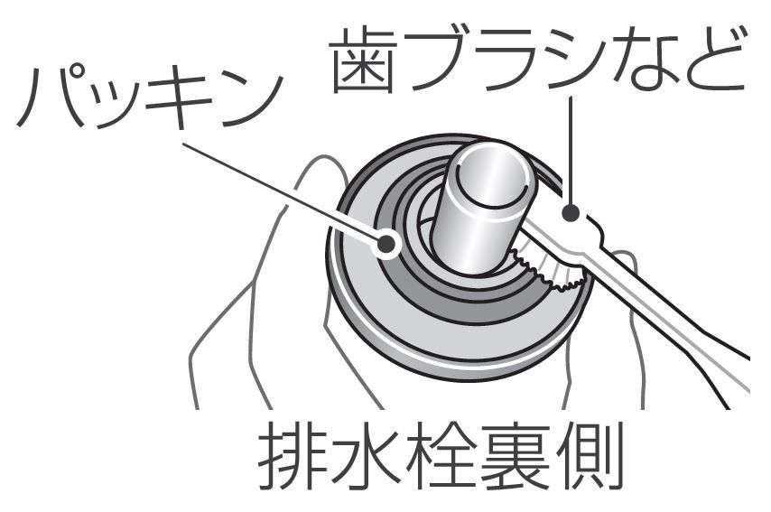 ワンプッシュ排水栓のお掃除方法 | 修理 | お客様サポート | TOTO株式会社