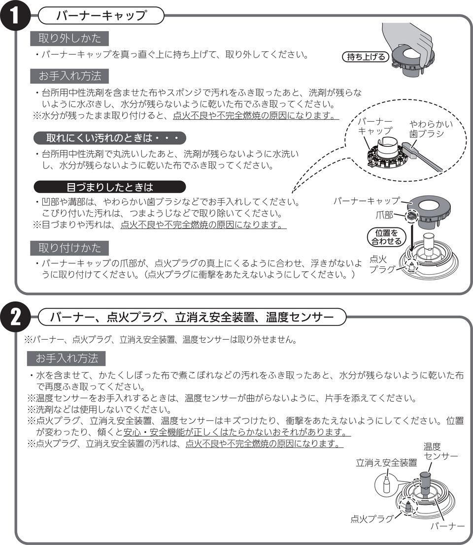 ハーマン製 ガスコンロ】着火・加熱できない | 修理 | お客様