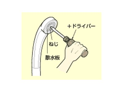 シャワーの水量が少なくなった | 修理 | お客様サポート | TOTO株式会社