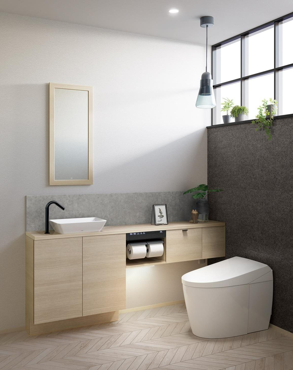 トイレをおしゃれにするにはコツがある！壁紙・床材・照明・レイアウト