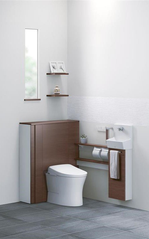 背面に収納を作る